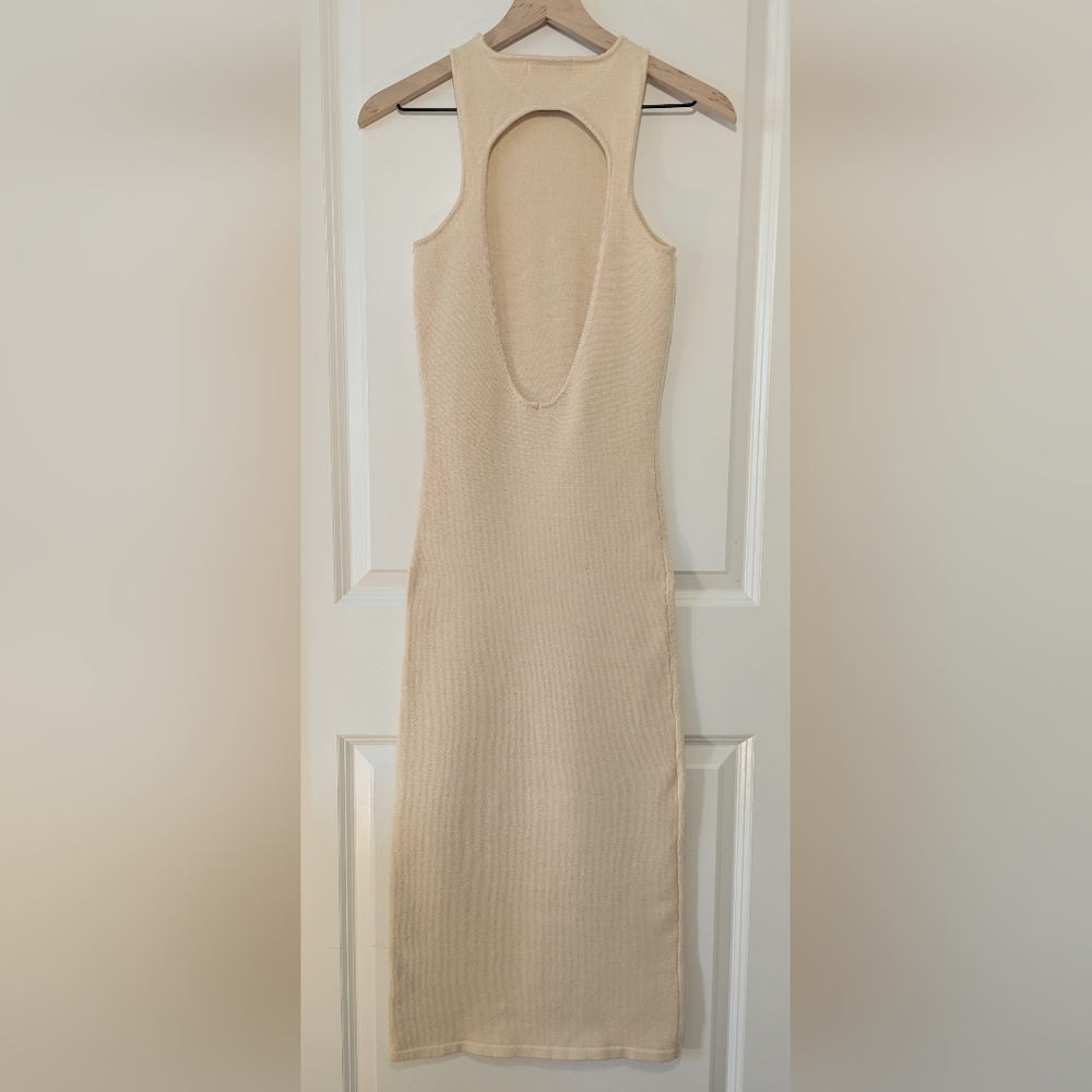 NAKD Soft Sweater Dress Tan Cream Size Small Good Condition - Picture 2 of 4